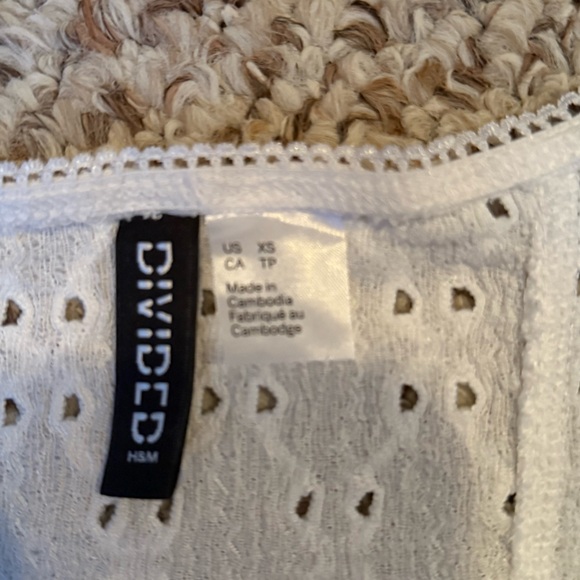 divided corset/tank top from H&M. size xs. worn once. - Picture 2 of 4